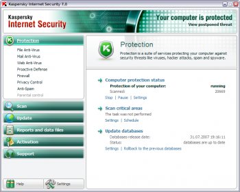 카스퍼스키 Kaspersky Internet Security 2011 11.0.0.232 Beta 썸네일